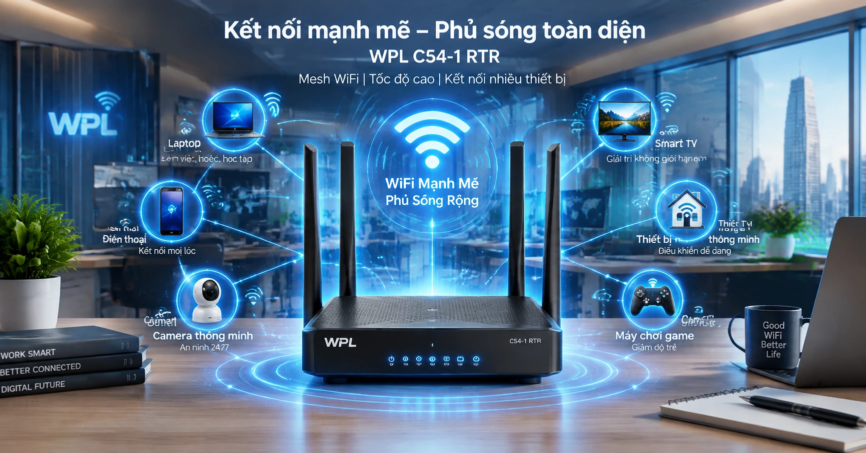 wpl c54-1 rtr: Giải pháp tối ưu cho hệ thống mạng và thiết bị thông minh - image 3
